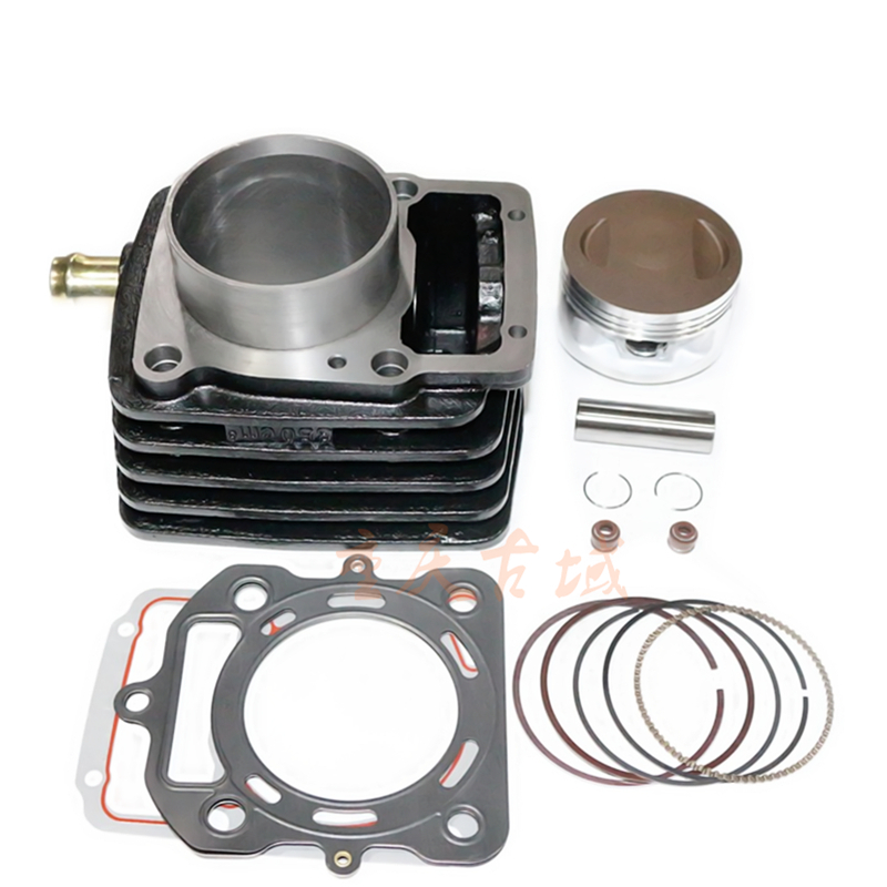 Tricycle accessories Zong Shen Wei tsunami 350 Water cooling jacket cylinder cylinder body piston ring four assorted valves
