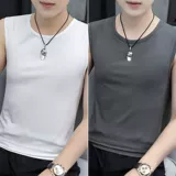 Летняя приятная телу майка, футболка без рукавов, цветной жилет