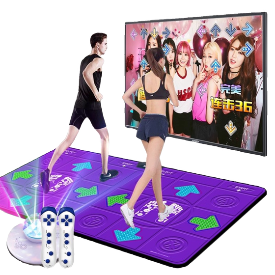 무선 더블 댄스 담요 홈 TV 인터페이스 댄스 머신 홈 체종 감각 댄스 조깅 담요 체중 감량 기계