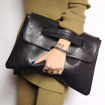 Korean style simple and fashionable women's 2023 shoulder clutch bag