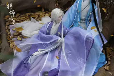 (Sold Out display) (brocade flowing year) moon sleep embroidered BJD baby clothes ancient style ancient costume bjd baby clothes