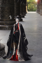 End of sale display (brocade flowing year) bjd costume will moon Black Crane bjd ancient style emperor costume