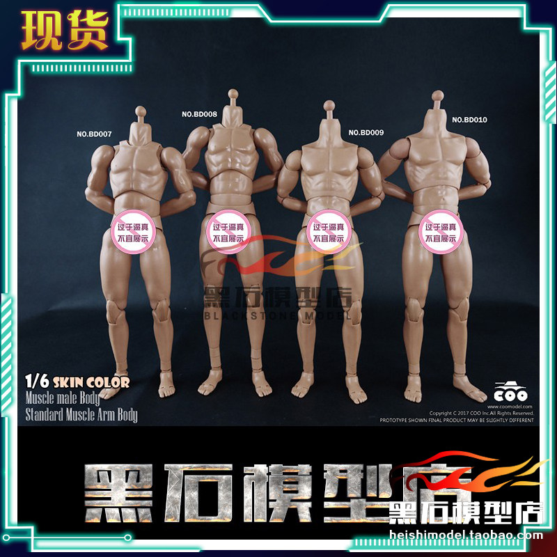 COOMODEL 1 6 BD007 BD008 Standard muscle arm BD009 BD010 Muscular body male body