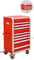 Mobile multifunctional drawer-type tool cart auto-protection tool cabinet trolley toolbox (excluding tools)