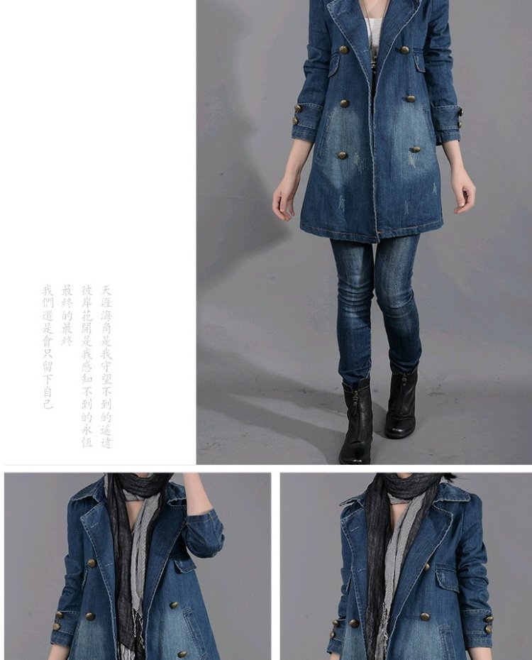 Son cũng 2018 mùa thu mới phiên bản Hàn Quốc của chiếc áo khoác tự diện size lớn nữ dài tay giản dị diện áo dài trâm cài mẫu áo khoác nữ đẹp
