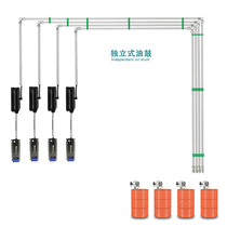 Customized trolley maintenance oil pumping unit oil Gear Oil filling machine central control oil supply pneumatic lubrication automatic filling system