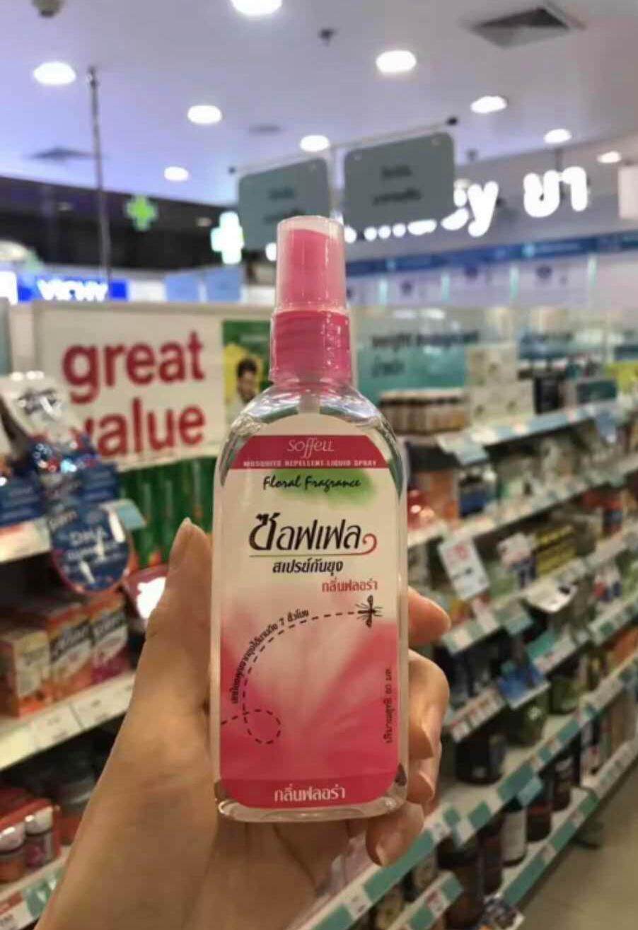 Fat Q Thailand purchases mosquito repellent water repellent lotion soffell mosquito repellent liquid anti-mosquito lotion spray 80ml