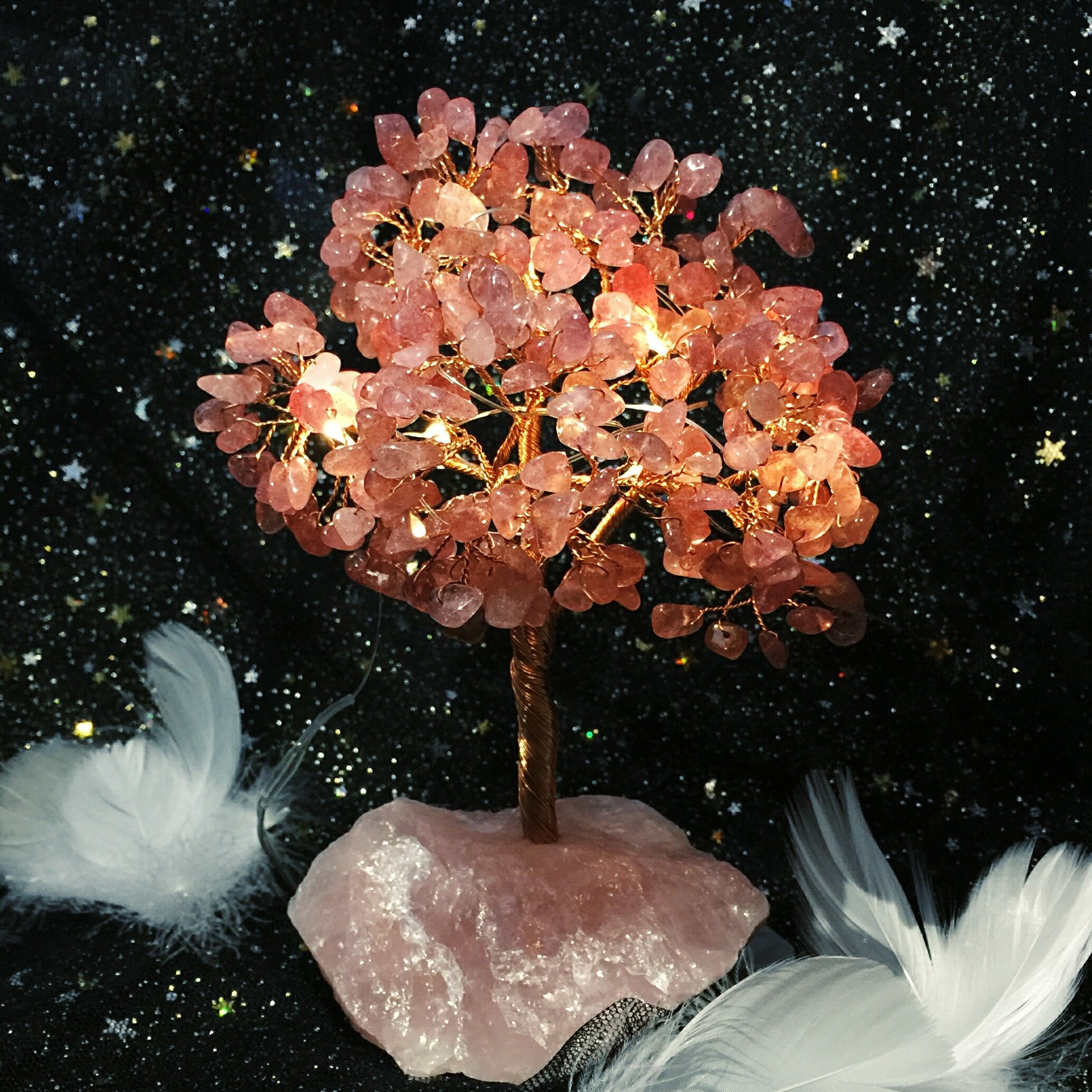 Brazil Natural Crystal Tree Upscale Crystal Pendulum Pieces Office Desk Craft Gifts Swing Accessories Creative Birthday Gifts To Girlfriends