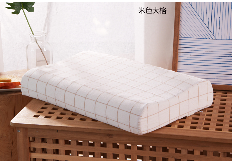 Latex Thái Lan gối bông tre tùy chỉnh đơn 60x40 50x30 sinh viên nhớ lanh gối vỏ làm bằng - Gối trường hợp gối cao su non cho bé