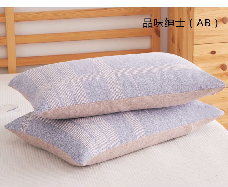 Cotton dày vỏ gối đơn mảnh tùy chỉnh Cotton hai mặt bông nhung 48x74cm đơn gối đôi đặt hàng - Gối trường hợp gối lông vũ