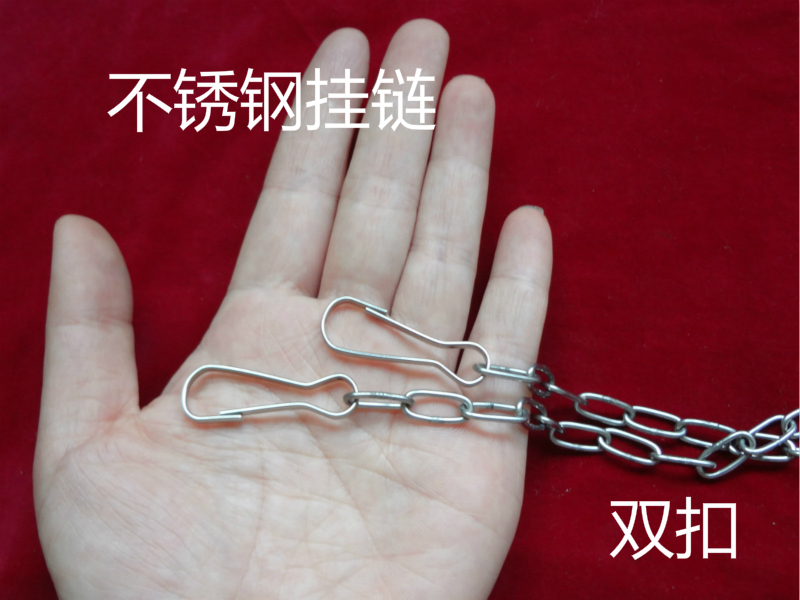 Stainless steel hanging chain hanging chain firm and strong can hang up 5 kg Billboard tree-brand hanging chain outdoor steel chain