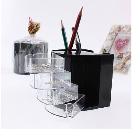 Strong and strong pen holder 368 pen holder FQ-368 multifunction pen holder office pen holder pen holder container drawer pen holder-Taobao