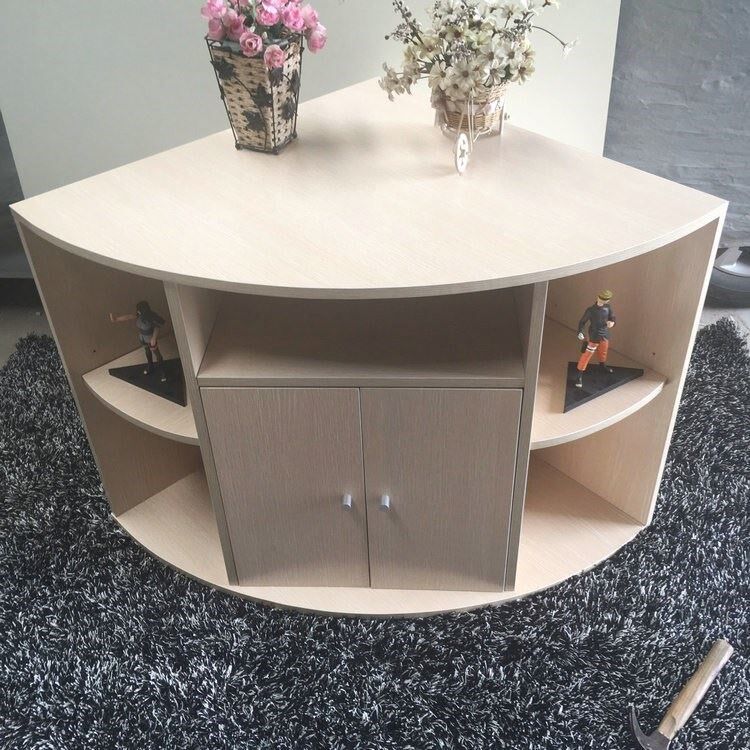 Corner cabinet storage cabinet TV cabinet simple living room cabinet arc cabinet triangle cabinet corner can be customized