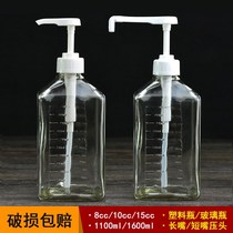 Honey shou na guan beverage bottle glass bottle sugar pressurized bottle capacity ya zhi qi push tang jiang ping squeeze bottle