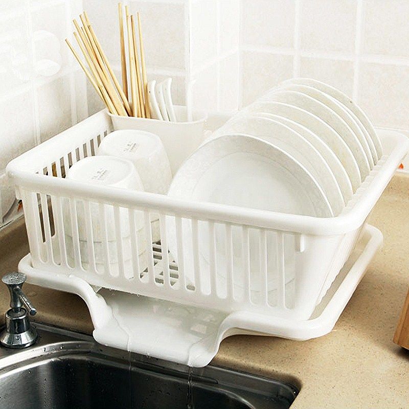 Japanese Kitchen Drain Bowl Rack Bowls Chopsticks Cutlery Cutlery Cutlery Containing Dish Filter Drip Bowl shelf