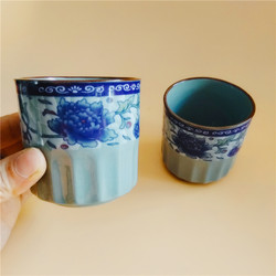 클래식 셀라 돈, 도자기 컵, 찻잔, 워터 컵, 광신 나한 도자기 공장, 84 Zhenwu Porcelain 084