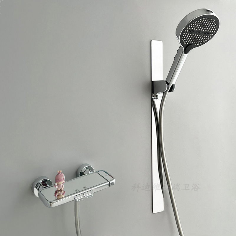 German Silver Topless Shower Set for Home and Hotel Use, Simple Model with Hot and Cold Water Mixing Valve and Bathtub Faucet German Silver Topless Shower Set for Home and Hotel Use, Simple Model with Hot and Cold Water Mixing Valve and Bathtub Faucet