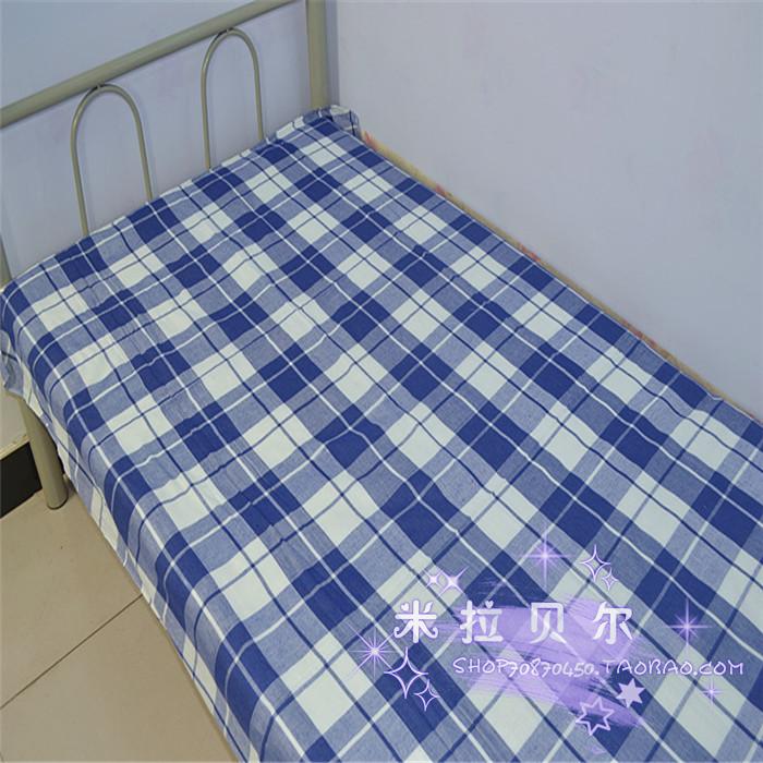 Sinh viên duy nhất màu xanh tinh khiết đơn vị quân đội quân đào tạo sky blue quilt cover cotton màu rắn nhà máy trực tiếp có thể được tùy chỉnh in ấn