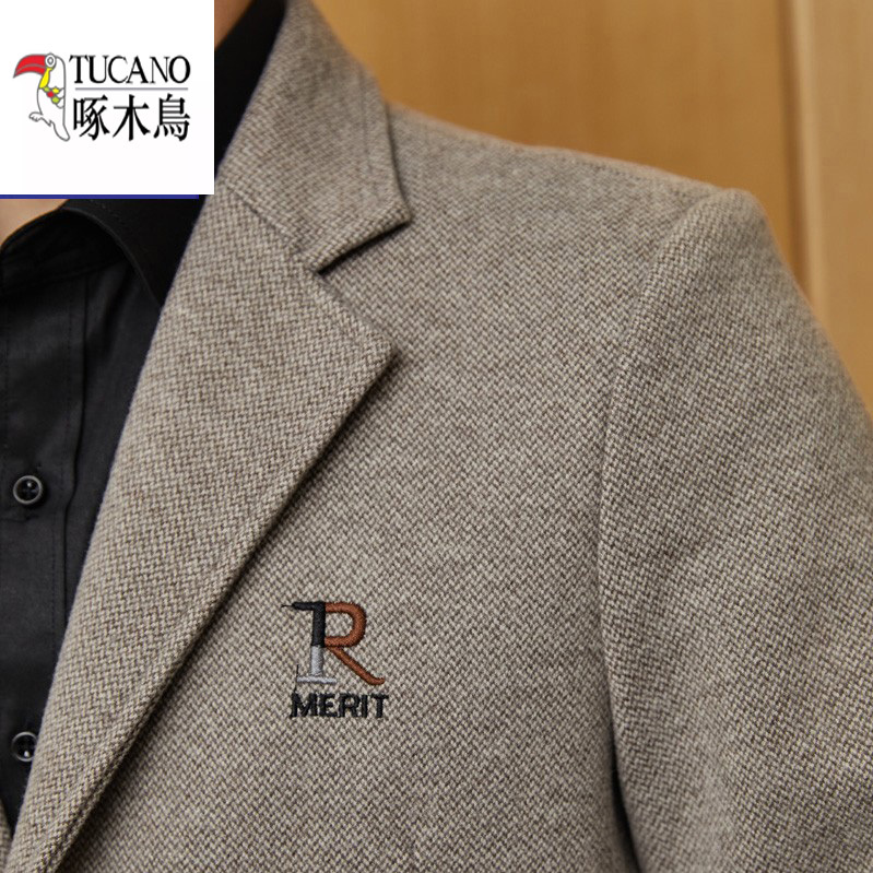 Woodpecker 2026 Spring and Autumn New Casual Suit Men's Business British Style Youth Suit Formal Jacket
