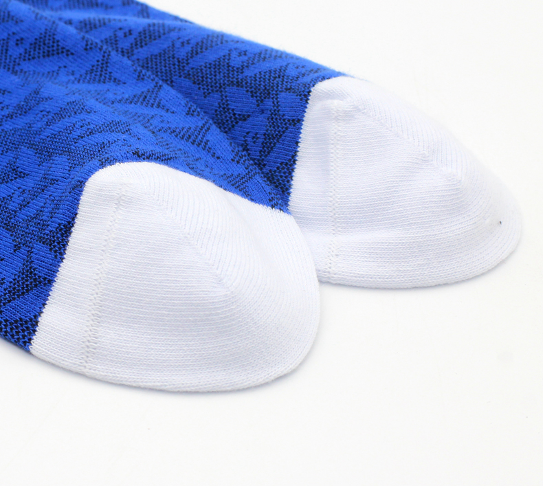 1 đôi vớ Playboy vớ nam vớ cotton nam mùa thu và mùa đông trong ống vớ bóng rổ vớ thể thao nam triều tất trắng cao cổ