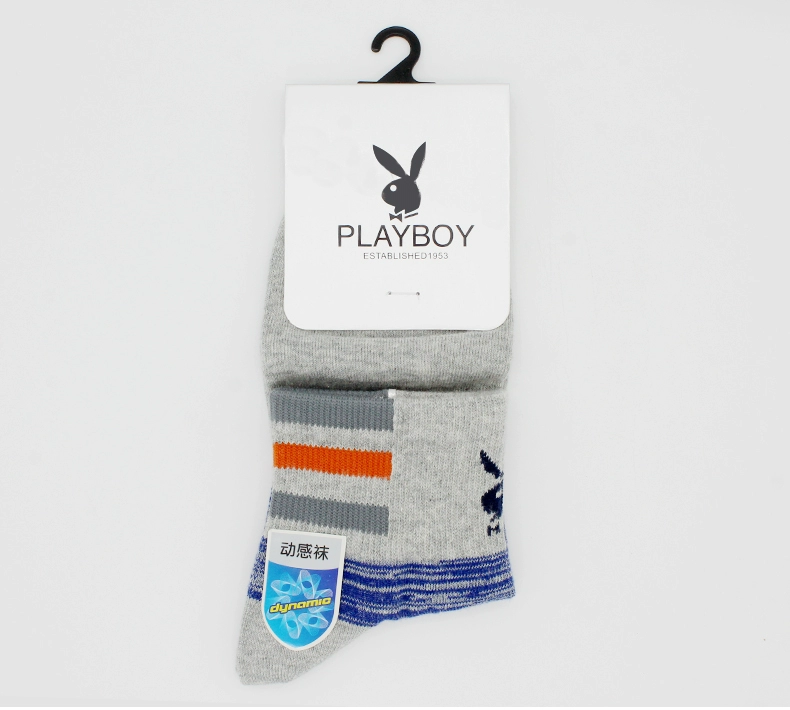 5 đôi vớ Playboy vớ nam vớ cotton cotton khử mùi mùa thu vớ bóng rổ vớ thể thao tất nam cổ ngắn