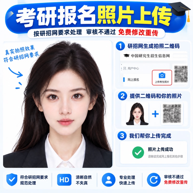 27Th Annual Postgraduate Entrance Examination Registration Photo Collection and Upload, Beauty Photos, Id Photos, Photo Collection from Postgraduate Enrollment Network and Xue Xin Network