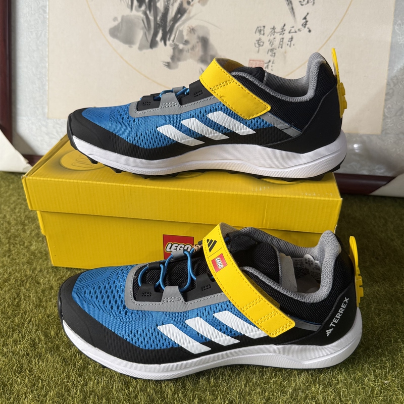 Adidas/Adidas Genuine New Model Lego Collaboration Children's Sports Breathable Lace-Up Thick-Soled Casual Shoes Adidas/Adidas Genuine New Model Lego Collaboration Children's Sports Breathable Lace-Up Thick-Soled Casual Shoes