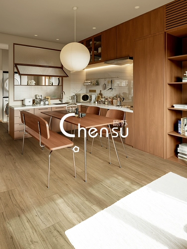 Chen Su японская стиль полная -Porcelain Оригинальная деревянная спальня для гостиной, ставя античные деревянные кирпичи имитация сплошной деревянной плитки 200x1000