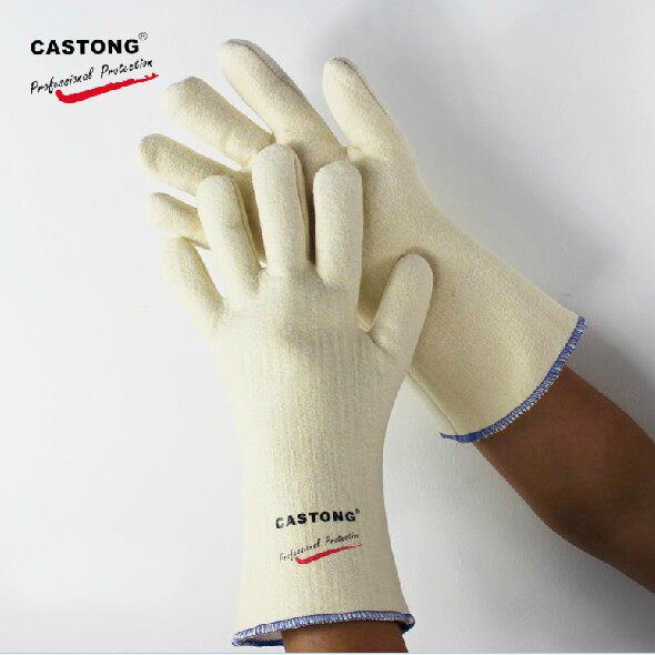 Kasseton resistant to 300-degree high temperature gloves NFFF35-33 thermal insulation flame retardant food oven baking
