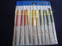 Diamond FILE TPE-10E ALLOY small FLAT oblique file Diamond file 3*140MM(10 SETS)