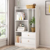 Bookshelf shelf Floor-to-ceiling simple household living room storage locker Economical student simple small bookcase Nordic