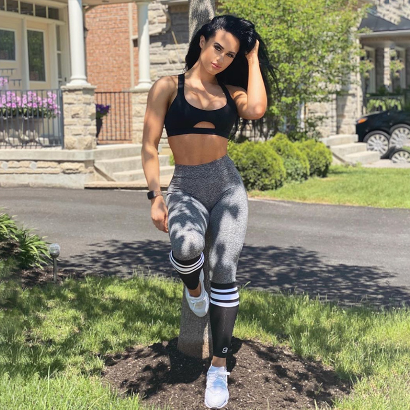 Inside the light bombshell fitness pants female yoga running tight dry buttock trousers
