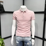 Футболка polo, футболка с коротким рукавом, элитный ростомер для отдыха, облегающий крой