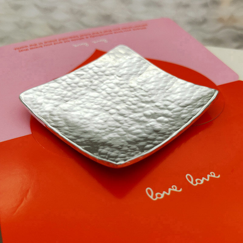 Insulation mat teacup holder handmade hammer pattern 999 sterling silver cover set custom size cover holder lid shelving tea ceremony accessories