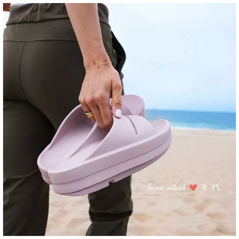 Oofos Japanese purchasing agent ~ Simple thick-soled slippers