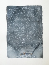 Wang Yilengs autographed print I have seen the Milky Way but only love one star trendy decorative art hanging painting