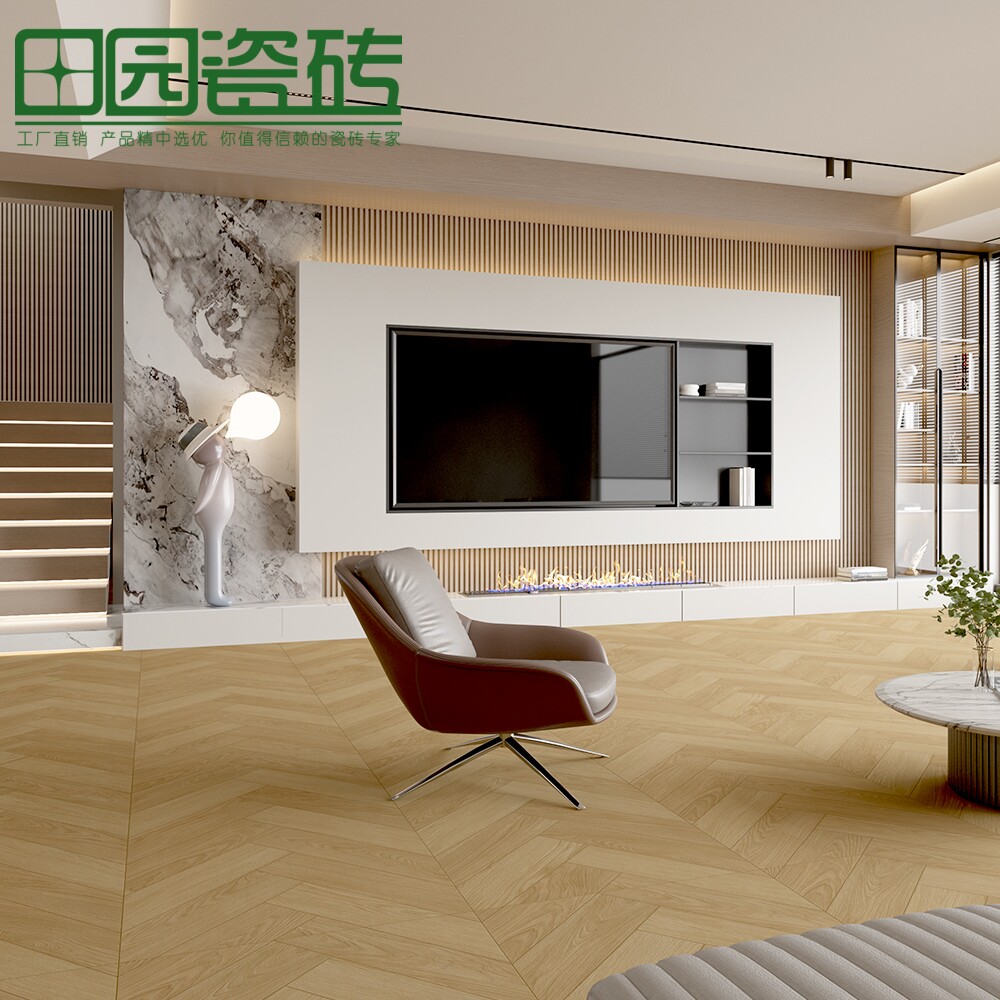 广东佛山哑光法式阳台瓷砖,打造梦幻原木风人字拼美宅!-木纹砖-淘宝好物网