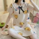 Sau sinh quần áo nhốt cotton cho con bú váy mùa hè mỏng phần 6 váy ngủ ngắn tay cho con bú 7 đi ra ngoài vào tháng 5 - Đêm đầm