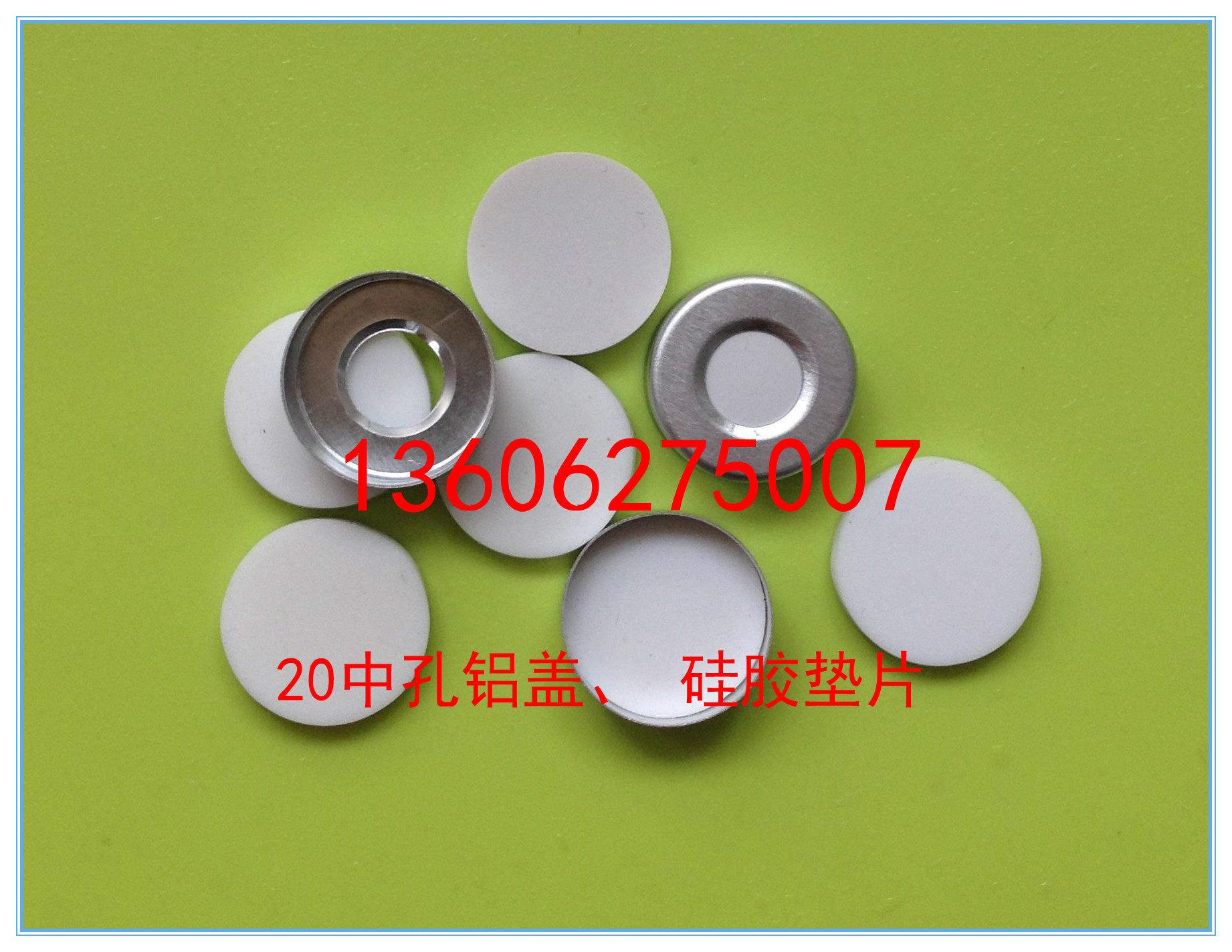 20 top empty bottle gaskets Teflon silicone bottle cushion in sample bottle cushion No adhesive Adhesive Process Chromatography analysis