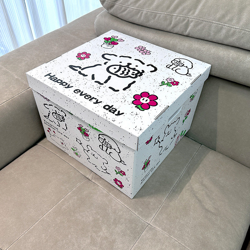 子犬の形をした段ボール箱、誕生日プレゼントの箱、空き箱、スナック包装、ギフトボックス、かわいいギフトボックス、収納ボックス、ギフトボックス