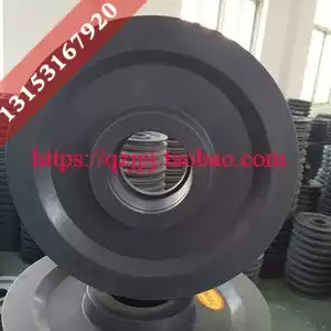 MC nylon pulley U groove lifting wire rope weight limiter 280*80 340*90 415*110