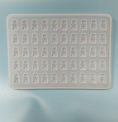 Милая акриловая силиконовая форма, подвеска, аксессуар, с медвежатами