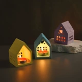 Хижина, домик, силиконовая форма, свеча, «сделай сам»