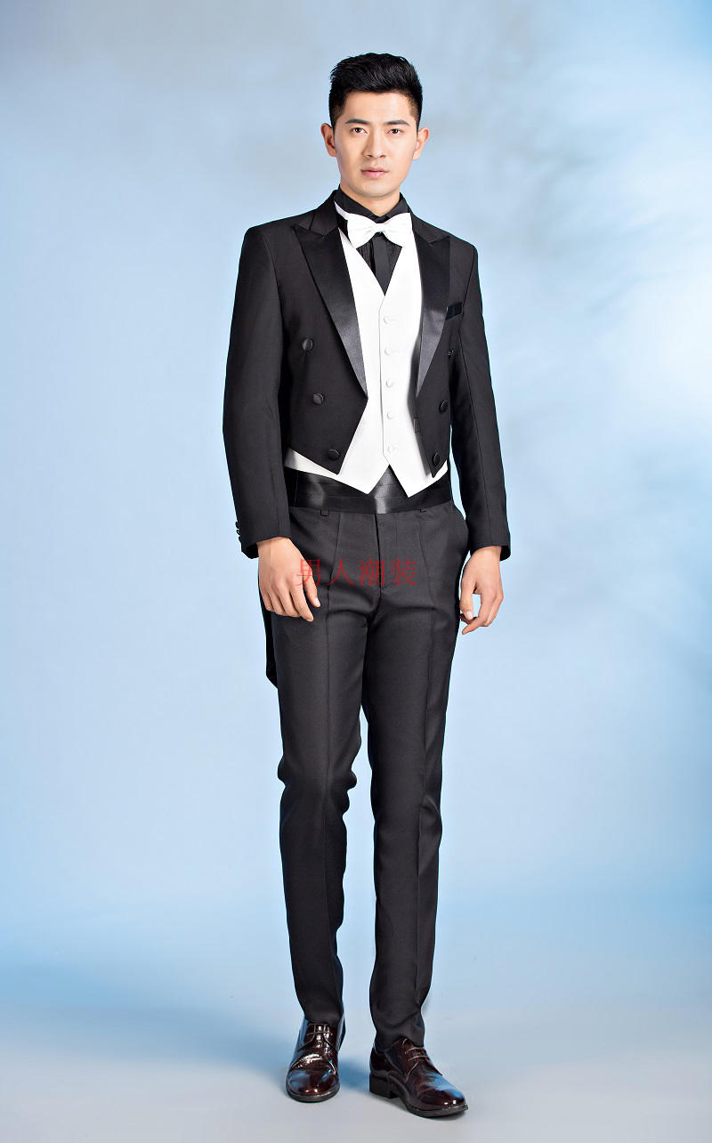 Cao cấp của nam giới tuxedo trang phục sân khấu lệnh điệp khúc phù hợp với tiệc cưới nghệ thuật kiểm tra phù hợp với ăn mặc