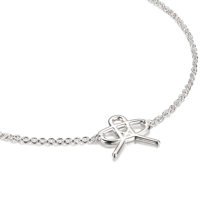 Dongchang thiết kế trang sức ban đầu thương hiệu với loạt gió S925 sterling bạc vòng chân nhỏ diều đơn giản hoang dã lắc chân pnj