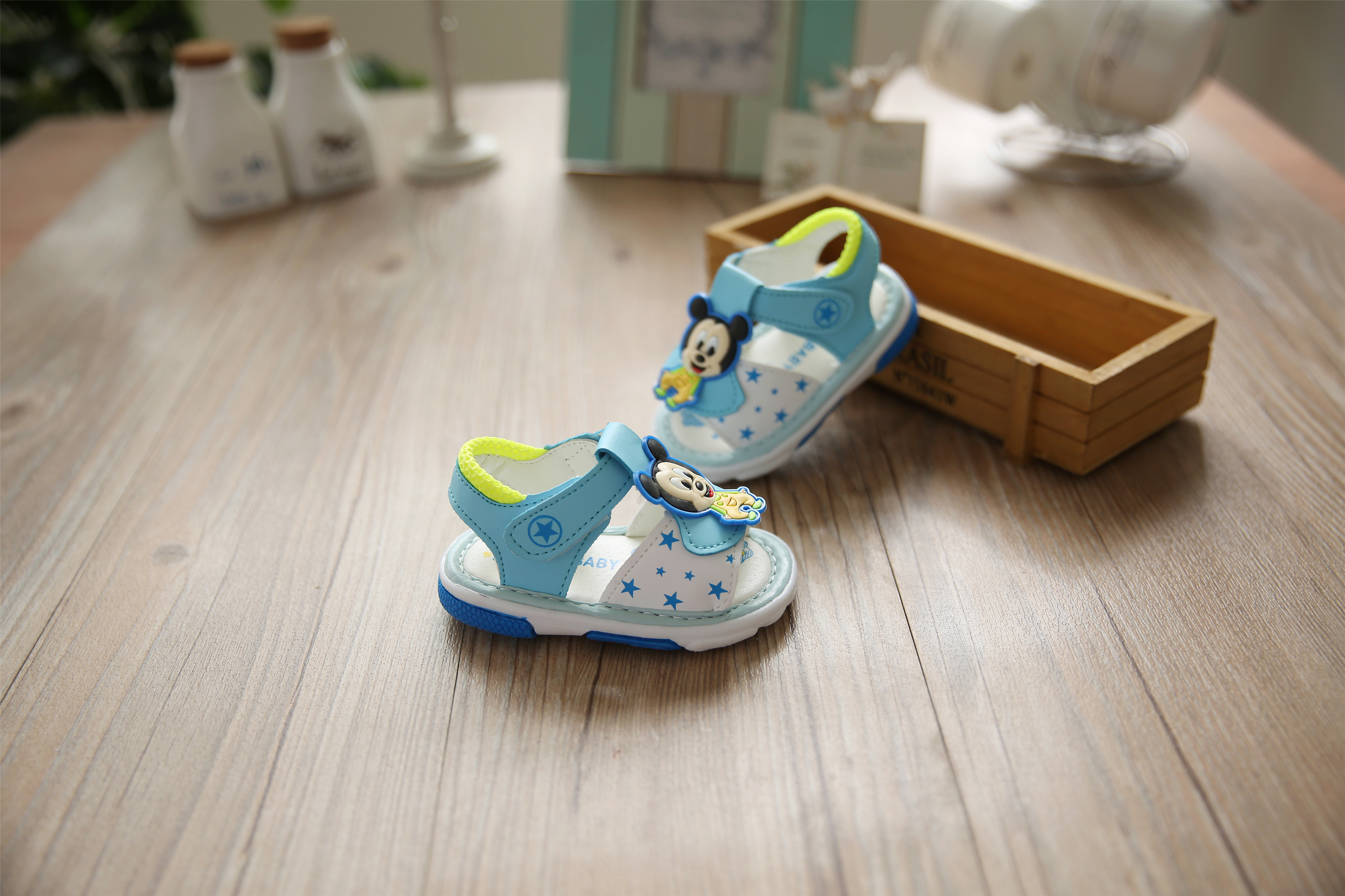 Sandales enfants en cuir synthétique pour été - Ref 1053163 Image 42