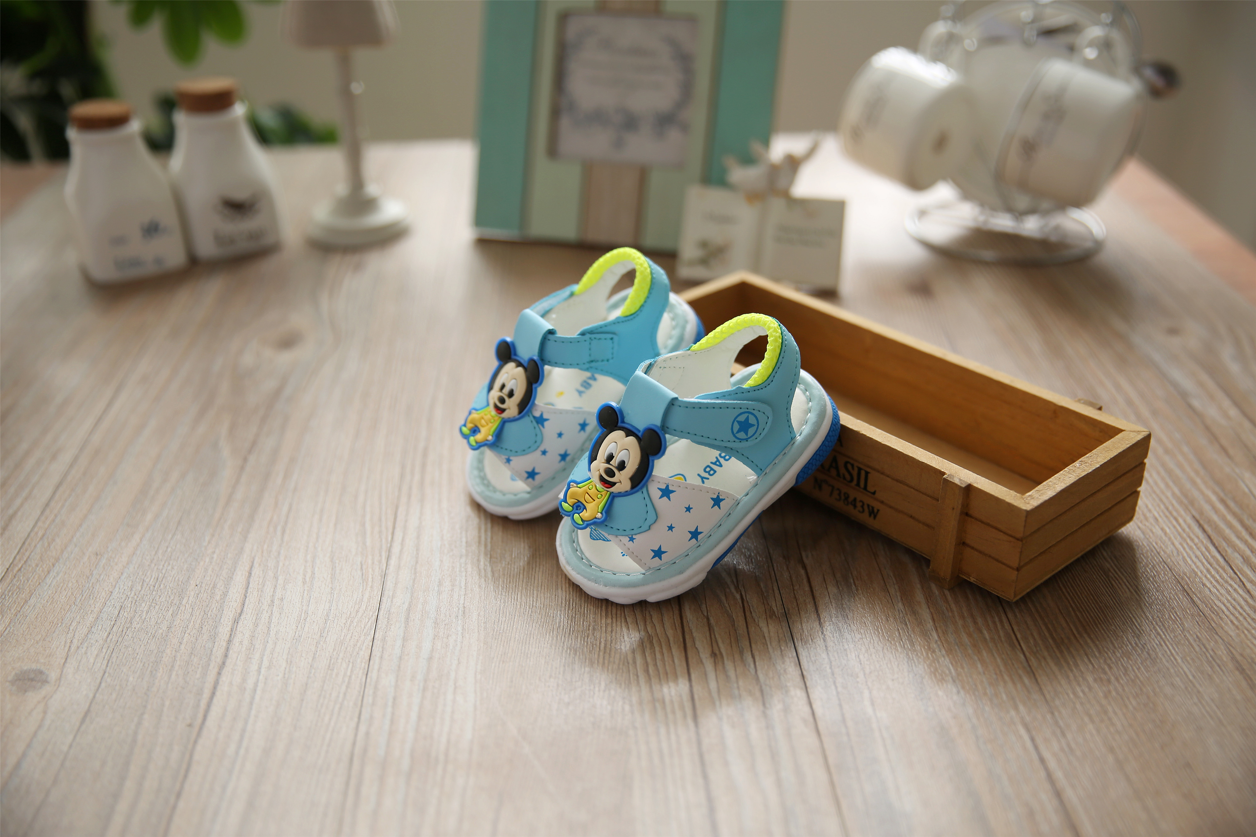 Sandales enfants en cuir synthétique pour été - Ref 1053163 Image 40