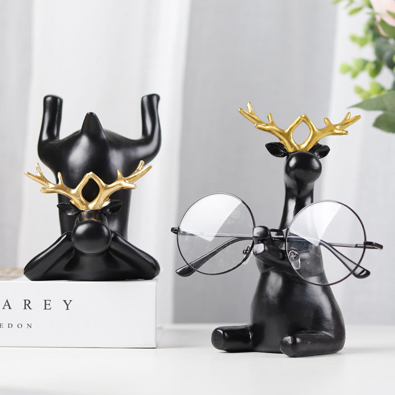 Creative cute glasses shelf Glasses shop counter display props display stand Desktop ornaments Glasses storage stand