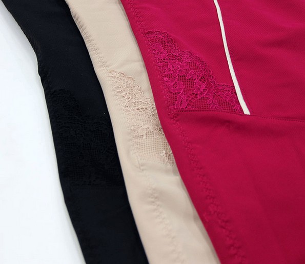 Ovisli chính hãng thoáng khí thoải mái thấm mồ hôi cơ thể khóa hông cơ thể boxer béo corset 25882 đồ lót phụ nữ