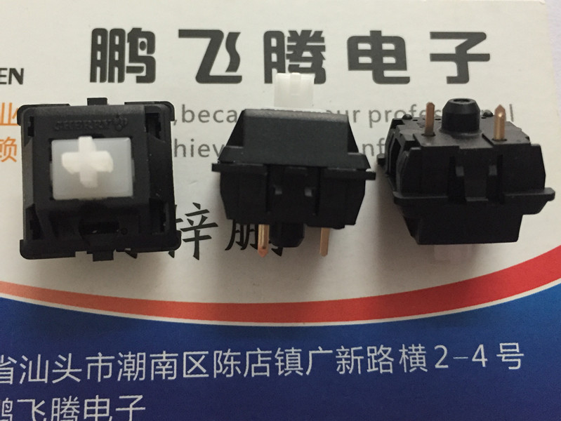 Cherry Cherry Mechanical Keyboard Mx Switch 3-Pin White Axis Keyboard Switch Keyboard Axis Tactile Keys
